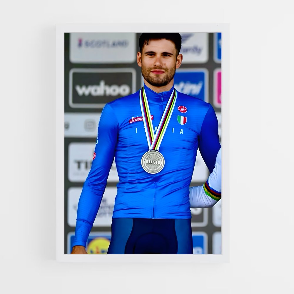 Poster Champion Sous Les Projecteurs – affiche Cyclisme (vue 3)